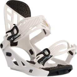 K2 Youth Snowboard Binding -Ski Equipment Store 8741846F22 K2SB YOUTH WHITE FRONT34