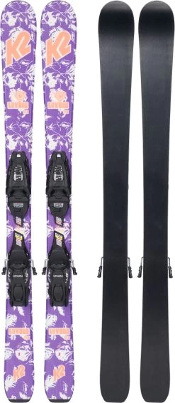 K2 Luv Bug Ski + 7.0 FDT Ski Binding