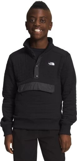 The North Face Edgewater Quilted 1/4 Snap - Boys -Ski Equipment Store max 3843123 NF0A7UMH JK3 hero