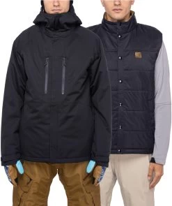 686 Smarty 3-in-1 State Snowboard Jacket -Ski Equipment Store max 8255170 0006 686 BLACK COMB