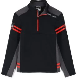 Spyder Wengen Half Zip Fleece -Ski Equipment Store max 8344628 211229 001 F master L